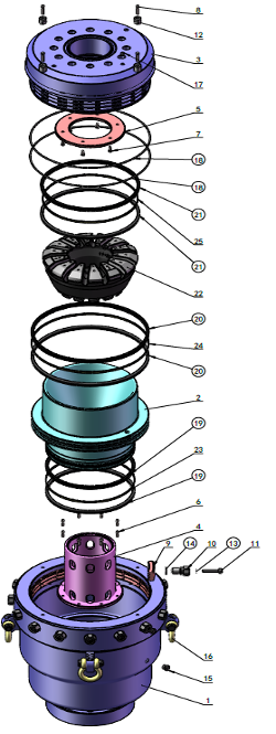 Forging Hydril GK Type Annular BOP Blowout Preventer 11