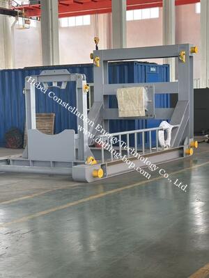 L Type Frame Steel BOP Transportation Skid With Integrated Pressure Test Spool