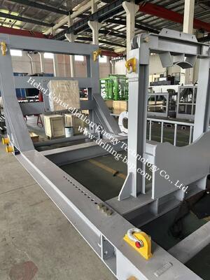 L Type Frame Steel BOP Transportation Skid With Integrated Pressure Test Spool