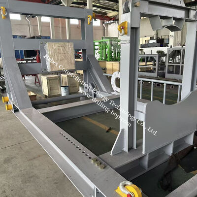 Durable 35-70 BOP Transport Skid With Integrated Pressure Test Spool L Type Frame Structure