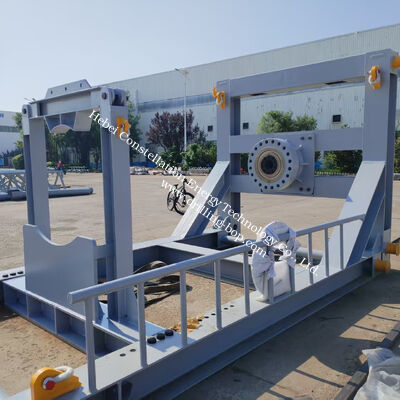 Durable 35-70 BOP Transport Skid With Integrated Pressure Test Spool L Type Frame Structure