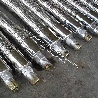 Fire Resistant High Pressure Hose With Stainless Steel Outer Armor For BOP Control