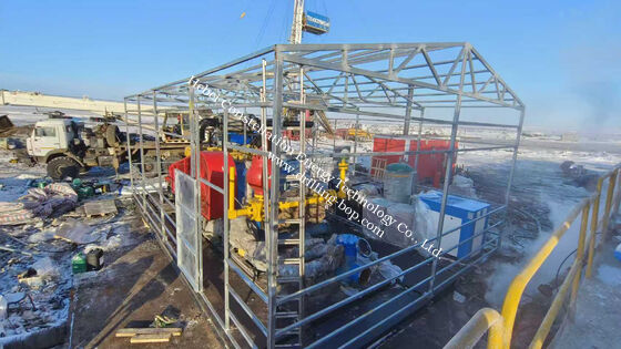 F1300 Drilling Mud Pump Units With L Shaped Dual Skid