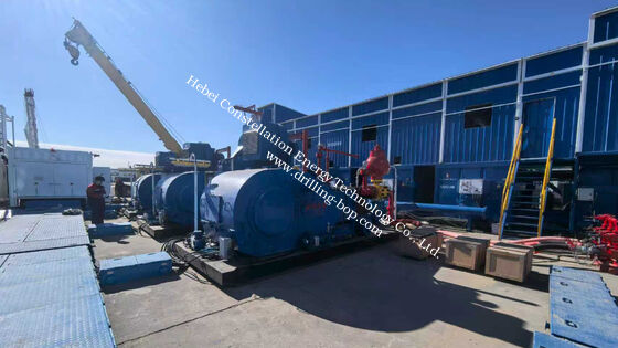 F1600 Model Mud Pump Unit With Motor Drive 3000 Psi Rated Pressure