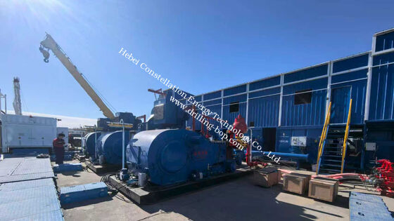 F1600 Model Mud Pump Unit With Motor Drive 3000 Psi Rated Pressure