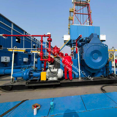 F1600 Model Mud Pump Unit With Motor Drive 3000 Psi Rated Pressure