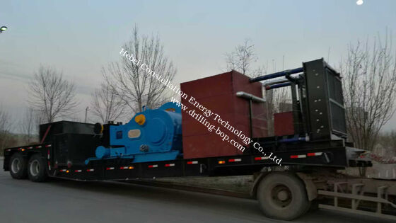 Industrial Diesel Engine Drilling Mud Pump Unit With An Integral Straight Skid