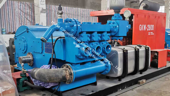 Heavy Duty Mud Pump Unit 3000Psi Rated Pressure Oil And Gas Drilling Mud Pump